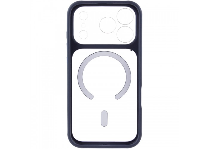 Чохол TPU+PC GETMAN Moon Clear with MagSafe для Apple iPhone 17 Pro (6.3