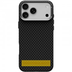 Чохол TPU+PC KVZV Triangular Pattern with Magnetic Fit для Apple iPhone 15 Pro Max (6.9")  Black - 00000088024_1