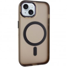 Чохол TPU+PC Lily with MagSafe для Apple iPhone 15 (6.1")  Dark Gray - 00000071769_4