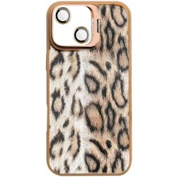 Чохол TPU+PC Wild Leopard with MagSafe and Lens для Apple iPhone 13 / 14 (6.1")  Brown - 00000085169_4