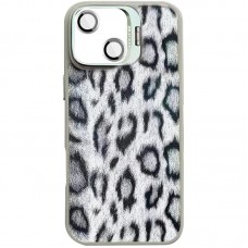 Чохол TPU+PC Wild Leopard with MagSafe and Lens для Apple iPhone 13 / 14 (6.1")  Grey - 00000085169_2