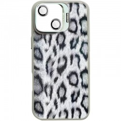 Чохол TPU+PC Wild Leopard with MagSafe and Lens для Apple iPhone 13 / 14 (6.1")  Grey - 00000085169_2