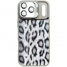 Чохол TPU+PC Wild Leopard with MagSafe and Lens для Apple iPhone 17 Pro (6.3")  Grey - 00000085176_3