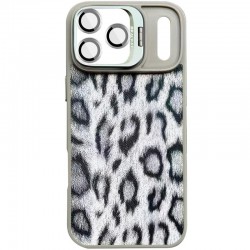 Чохол TPU+PC Wild Leopard with MagSafe and Lens для Apple iPhone 17 Pro (6.3")  Grey - 00000085176_3