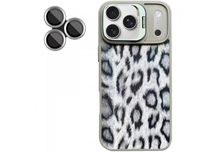 Чохол TPU+PC Wild Leopard with MagSafe and Lens для Apple iPhone 17 Pro (6.3