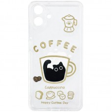 Чохол TPU Clear Joy для Motorola Moto G06  Coffee - 00000084801_4