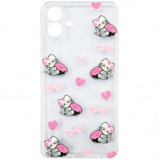 Чохол TPU Clear Joy для Motorola Moto G06  Strawberry Cats - 00000084801_5