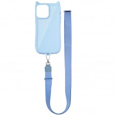 Чохол TPU GETMAN Cat with straps для Apple iPhone 16 Pro Max (6.9")  Blue - 00000078789_2