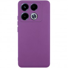 Чохол TPU GETMAN Liquid Silk Full Camera для Infinix Note 40 Pro 4G  Фіолетовий / Grape - 00000077917_17