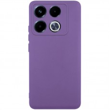 Чохол TPU GETMAN Liquid Silk Full Camera для Infinix Note 40 Pro 4G  Фіолетовий / Amethyst - 00000077917_18