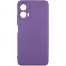 Чохол TPU GETMAN Liquid Silk Full Camera для Motorola Moto G24  Фіолетовий / Amethyst - 00000074056_19