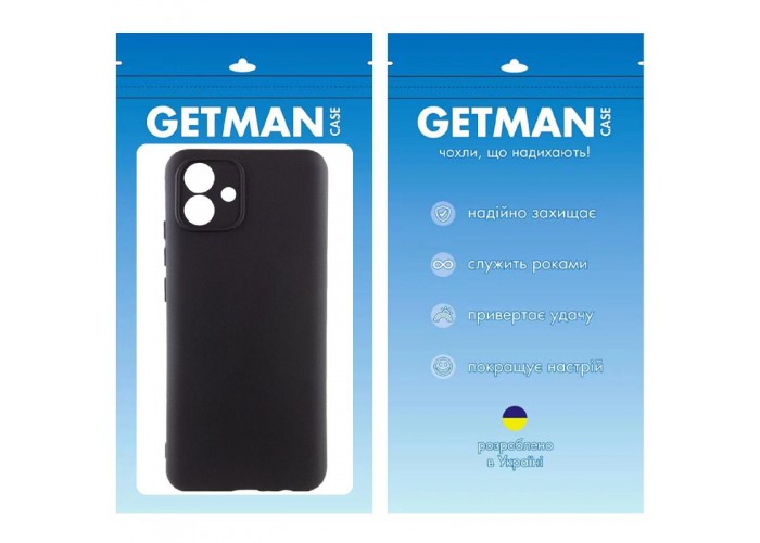 Чохол TPU GETMAN Liquid Silk Full Camera для Samsung Galaxy A07