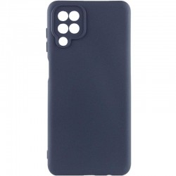 Чохол TPU GETMAN Liquid Silk Full Camera для Samsung Galaxy A12  Синій / Midnight Blue - 00000073783_11