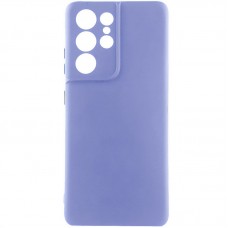 Чохол TPU GETMAN Liquid Silk Full Camera для Samsung Galaxy S22 Ultra  Бузковий / Dasheen - 00000075778_13