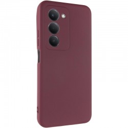 Чохол TPU GETMAN Liquid Silk Full Camera для Xiaomi Redmi 15 (EU)  Бордовий / Marsala - 00000081470_2