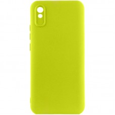 Чохол TPU GETMAN Liquid Silk Full Camera для Xiaomi Redmi 9A  Жовтий / Flash - 00000075780_2