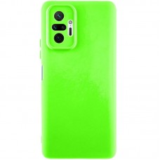 Чохол TPU GETMAN Liquid Silk Full Camera для Xiaomi Redmi Note 10 Pro / 10 Pro Max  Салатовий / Neon Green - 00000073803_9