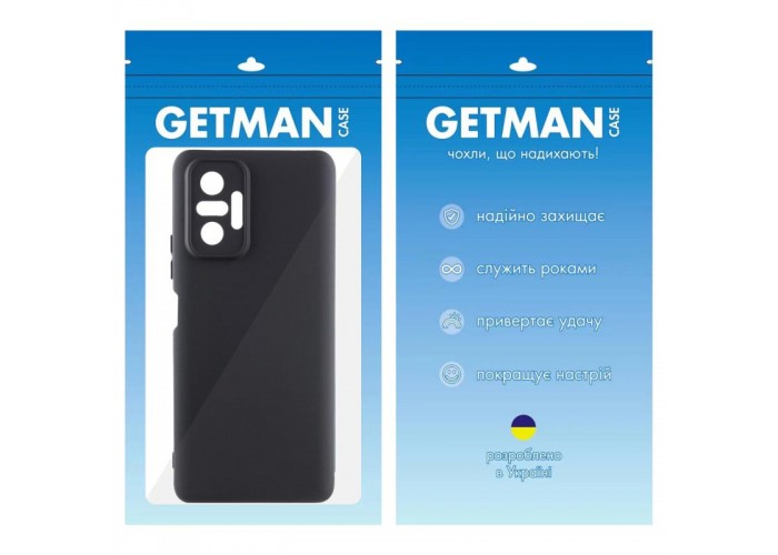 Чохол TPU GETMAN Liquid Silk Full Camera для Xiaomi Redmi Note 10 Pro / 10 Pro Max