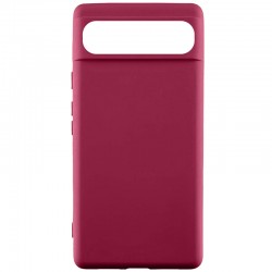Чохол TPU GETMAN Liquid Silk для Google Pixel 11 Pro XL  Бордовий / Marsala - 00000089504_1
