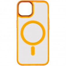 Чохол TPU Iris with MagSafe для Apple iPhone 12 Pro Max (6.7")  Помаранчевий - 00000064762_5