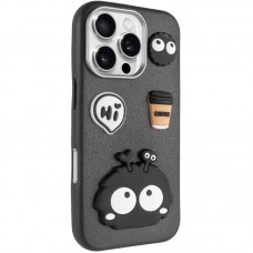 Чохол TPU Leather Toys для Apple iPhone 16 Pro (6.3")  Monster / Black - 00000078582_5