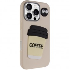 Чохол TPU Leather Toys для Apple iPhone 16 Pro (6.3")  Coffee / Sand - 00000078582_4