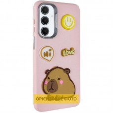 Чохол TPU Leather Toys для Motorola Moto G05  Capybara / Pink - 00000082734_1