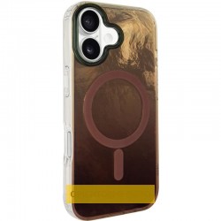 Чохол TPU Shiny Mountain (MagFit) для Apple iPhone 17 (6.3")  Chocolate - 00000080428_2