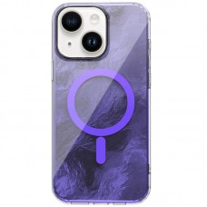 Чохол TPU Shiny Mountain (MagFit) для Apple iPhone 15 (6.1")  Purple - 00000077652_6