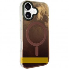 Чохол TPU Shiny Mountain (MagFit) для Apple iPhone 17 (6.3")  Chocolate - 00000080428_2