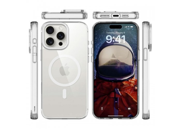 Чохол TPU Space Case Apex with MagSafe для Apple iPhone 15 Pro Max (6.7