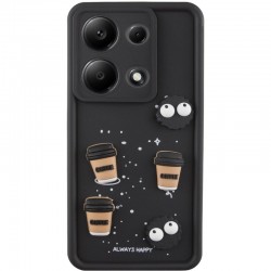 Чохол TPU Toys Case для Xiaomi Redmi Note 13 Pro 4G / Poco M6 Pro 4G  Black / Always Happy - 00000072867_1