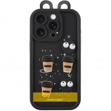Чохол TPU Toys Case with Ears для Apple iPhone 16 (6.1")  Black - 00000078444_1