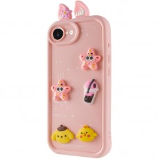 Чохол TPU Toys Case with Ears для Apple iPhone 16e (6.1")  Light Pink - 00000078447_3