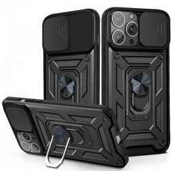 Чохол Ummi Camshield Serge Ring для Apple iPhone 12 Pro (6.1")  Чорний - 00000081460_7