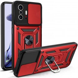 Чохол Ummi Camshield Serge Ring для Xiaomi 11T / 11T Pro  Червоний - 00000080713_4