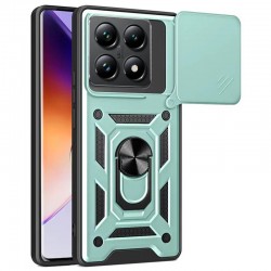 Чохол Ummi Camshield Serge Ring для Xiaomi 14T  Зелений - 00000080780_2