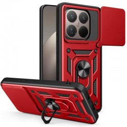 Чохол Ummi Camshield Serge Ring для Xiaomi 15T  Червоний / Red - 00000085071_4