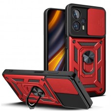 Чохол Ummi Camshield Serge Ring для Xiaomi Poco X4 GT  Червоний - 00000080726_4