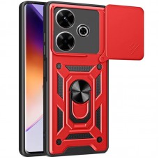 Чохол Ummi Camshield Serge Ring для Xiaomi Redmi 13 4G / Poco M6 4G  Червоний - 00000080721_4