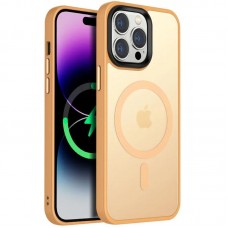 Чохол Ummi Colorful with MagSafe для Apple iPhone 12 Pro / 12 (6.1")  Персиковий / Orange - 00000082687_4