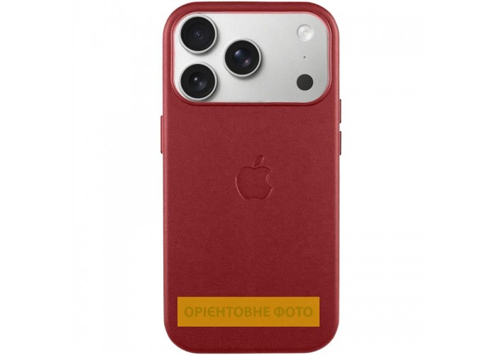 Чохол шкіряний Leather Case (AA) with MagSafe and Animation для Apple iPhone 17 Air (6.5
