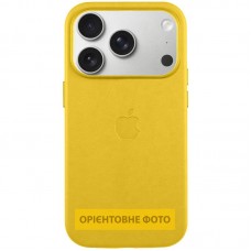Чохол шкіряний Leather Case (AA) with MagSafe and Animation для Apple iPhone 17 Air (6.5")  Canary Yellow - 00000084664_2