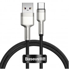 Дата кабель Baseus Cafule Metal Data USB to Type-C 66W (1m) (CAKF00010)  Black - 00000070440_1