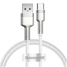 Дата кабель Baseus Cafule Metal Data USB to Type-C 66W (1m) (CAKF00010)  White - 00000070440_2