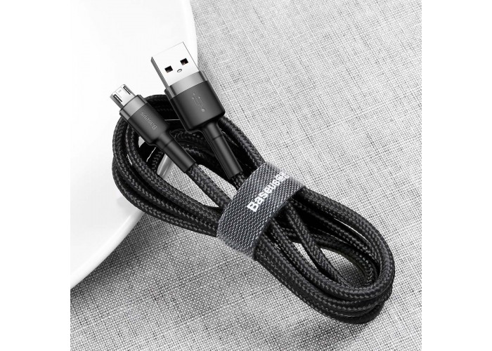 Дата кабель Baseus Cafule MicroUSB Cable 2.4A (1m) (CAMKLF-B)
