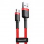 Дата кабель Baseus Cafule MicroUSB Cable 2.4A (1m) (CAMKLF-B)