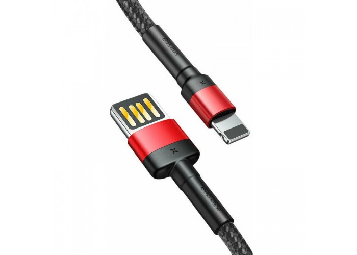 Дата кабель Baseus Cafule Lightning Cable Special Edition 2.4A (1m) (CALKLF-G)
