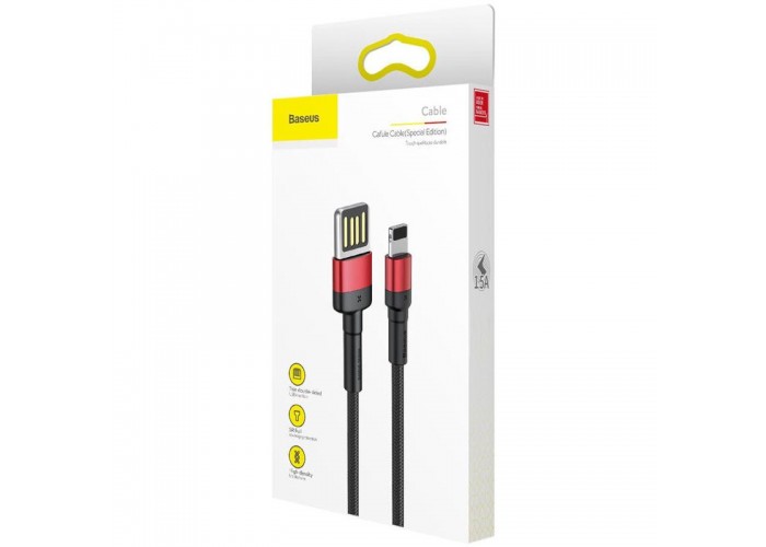 Дата кабель Baseus Cafule Lightning Cable Special Edition 2.4A (1m) (CALKLF-G)