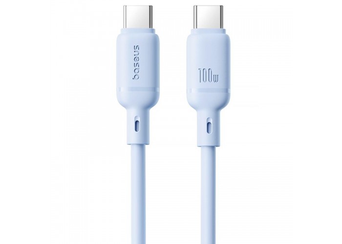 Дата кабель Baseus Silky Series OS Fast Charging Type-C to Type-C 100W (1m) (P10377704)